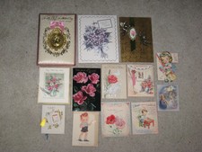 Lot of 13 Vintage Mother's Day Cards Mostly 1940's To 1960's Nice Condition