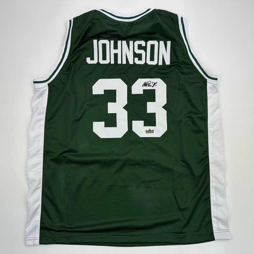 Facsimile Autographed Earvin Magic Johnson Michigan State Jersey Mens XL