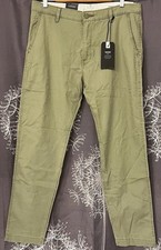 Levis XX Chino Std II Deep Lichen Green Cotton Men  s Pants Size 34x32