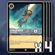 Donald Duck Deepsea Diver 178/204 x4 Rise of the Floodborn Disney Lorcana
