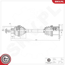 Cardan Audi V8