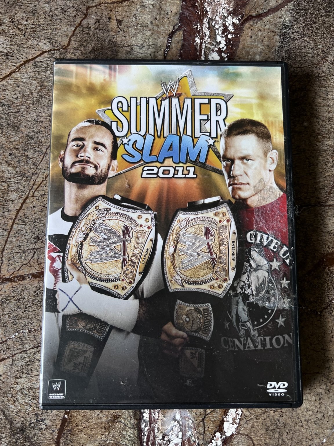 WWE SummerSlam 2011 DVD John Cena CM Punk Randy Orton Wrestling Action