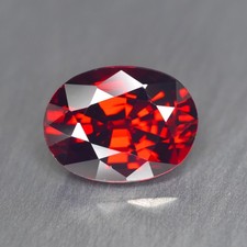 2.26Ct Oval, Significant VVS_Clarity Natural Reddish Orange Spessartite Garnet