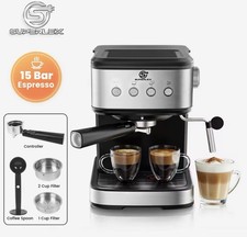 SUPERLEX Semi Automatic Italian Coffee Machine 1100W Pressure