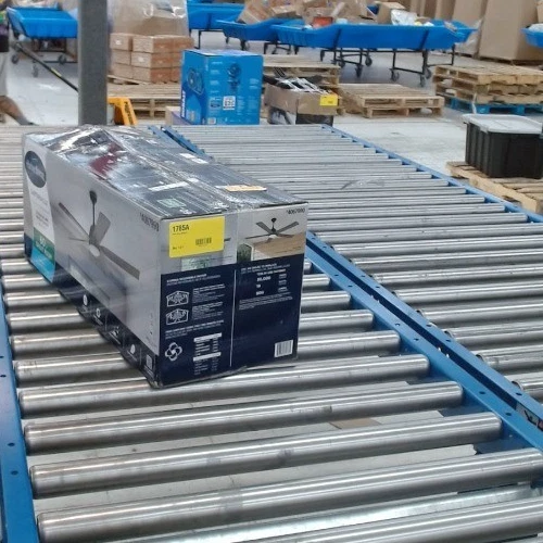 Harbor Breeze Cartersville 60" Integrated LED Outdoor Black with Antique Gray - Image 2 of 3