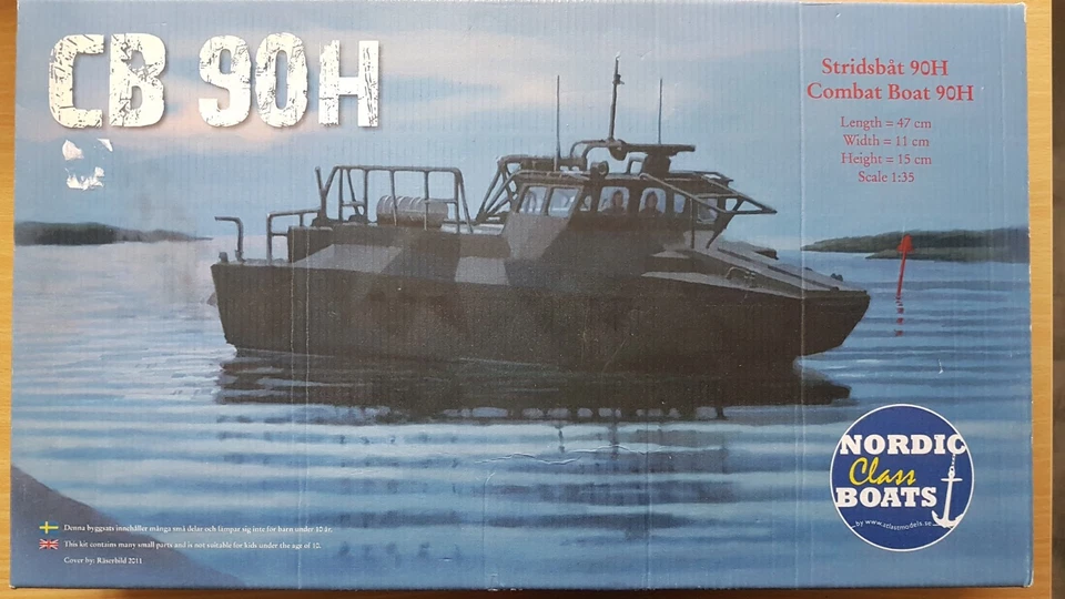 Nordic Class Boats modernes schwedisches Combat Boat 90H (CB 90H) in 1:35
