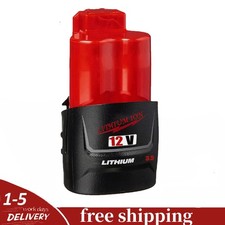 Pack 12V 3.5Ah for Milwaukee M-12 Lithium-ion Battery 48-11-2425 48-11-2420 NEW