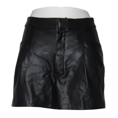 Zara, Ledershorts, Größe: S, Schwarz, Einfarbig, Damen #sQX
