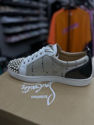 Christian Louboutin LOUIS JUNIOR SPIKES Low Top Sneaker 45.5EU