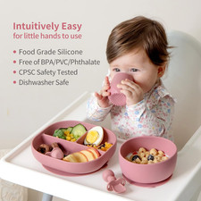 Silicone Baby Cups for 6-12 Months, Tiny Open Cups for Training and Water Dri...