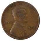 1925 Lincoln Wheat Cent F Fine Bronze Penny 1c Coin Collectible