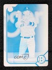 2022 Bowman Draft Printing Plate Cyan 1/1 Marcelo Mayer #BD-123 1v3