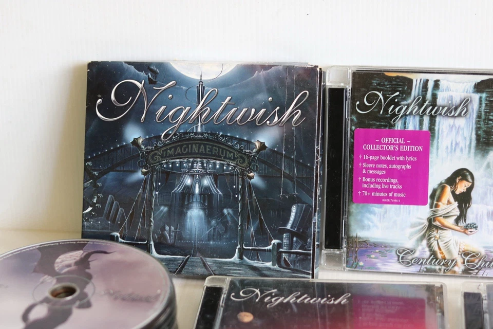 Large Nightwish Collectors CD Job Lot Bundle Goth Heavy Metal - Some W/out Cases Foto 4 de 4