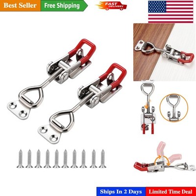 Top-Quality 4003 Toggle Latch Clamp Set - 1322lbs Holding Power & Durability