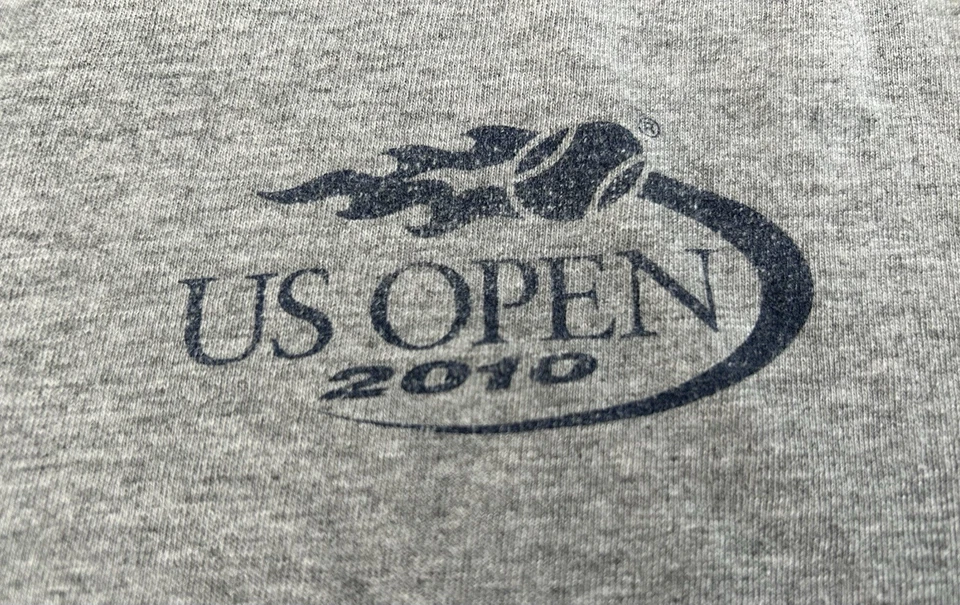 Camiseta cinza tênis 2010 US Open Arthur Ashe Stadium New York adulto média -Rafa - Imagem 4 de 4