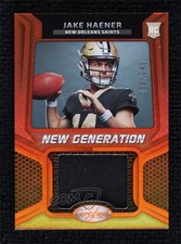 2023 Certified New Generation Jerseys Mirror Orange 96/249 Jake Haener 18sc