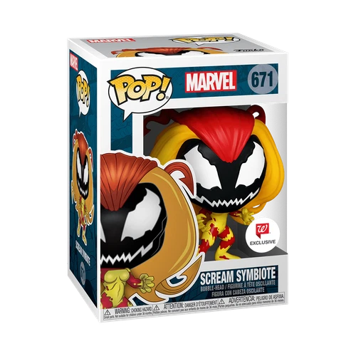 Funko POP! Marvel Spider-Man Scream Symbiote #671 Walgreens Exclusive