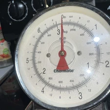 Vintage Chefmate Scale White Metal Kitchen Farmhouse Scale