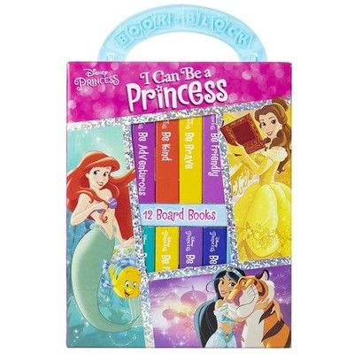 Disney Princess - I Can Be Princess My First Library Board Book Block 12-Boo...