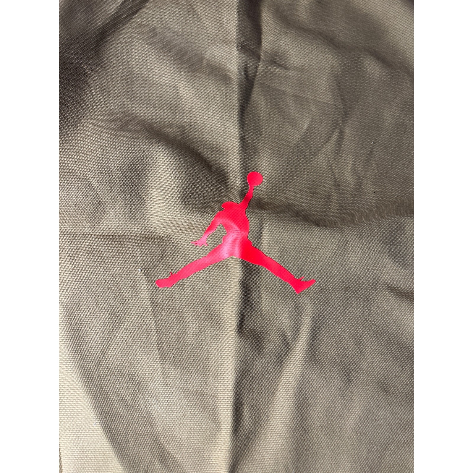Travis Scott NIKE Cactus Jack British Khaki Jordan 6 Drawstring Backpack Bag image 4
