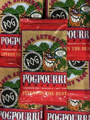 Vintage POG Pogpourri Series II WPF Pogs & Kini 1994 NEW Sealed Pack