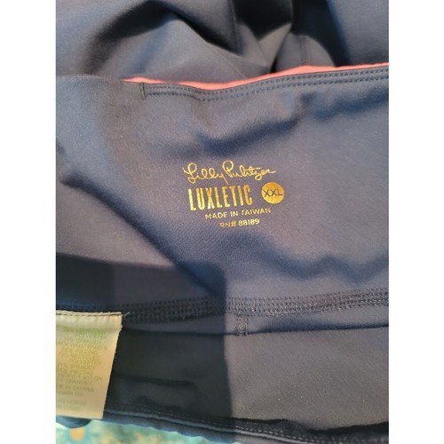 Lilly Pulitzer Luxletic Legging Pant Size XXL Stretchy Weekender oyster bay navy - Picture 6 of 6