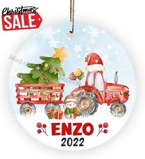 Customized Boys Christmas Ornament, Baby First Christmas Ornament , Christmas...