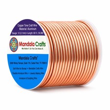 12 Gauge Anodized Aluminum Craft Wire for Jewelry Making - 60 FT Colored Flex...