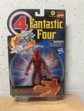 NEW Hasbro F0351 Fantastic Four 4 Retro Marvel Legends HUMAN TORCH 6 Figure