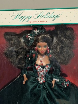 1991 Happy Holidays Barbie Doll African American Special Edition