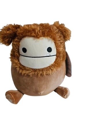 NWT Kellytoy Squishmallow Benny  Bigfoot 8 inch Plush Toy - Brown