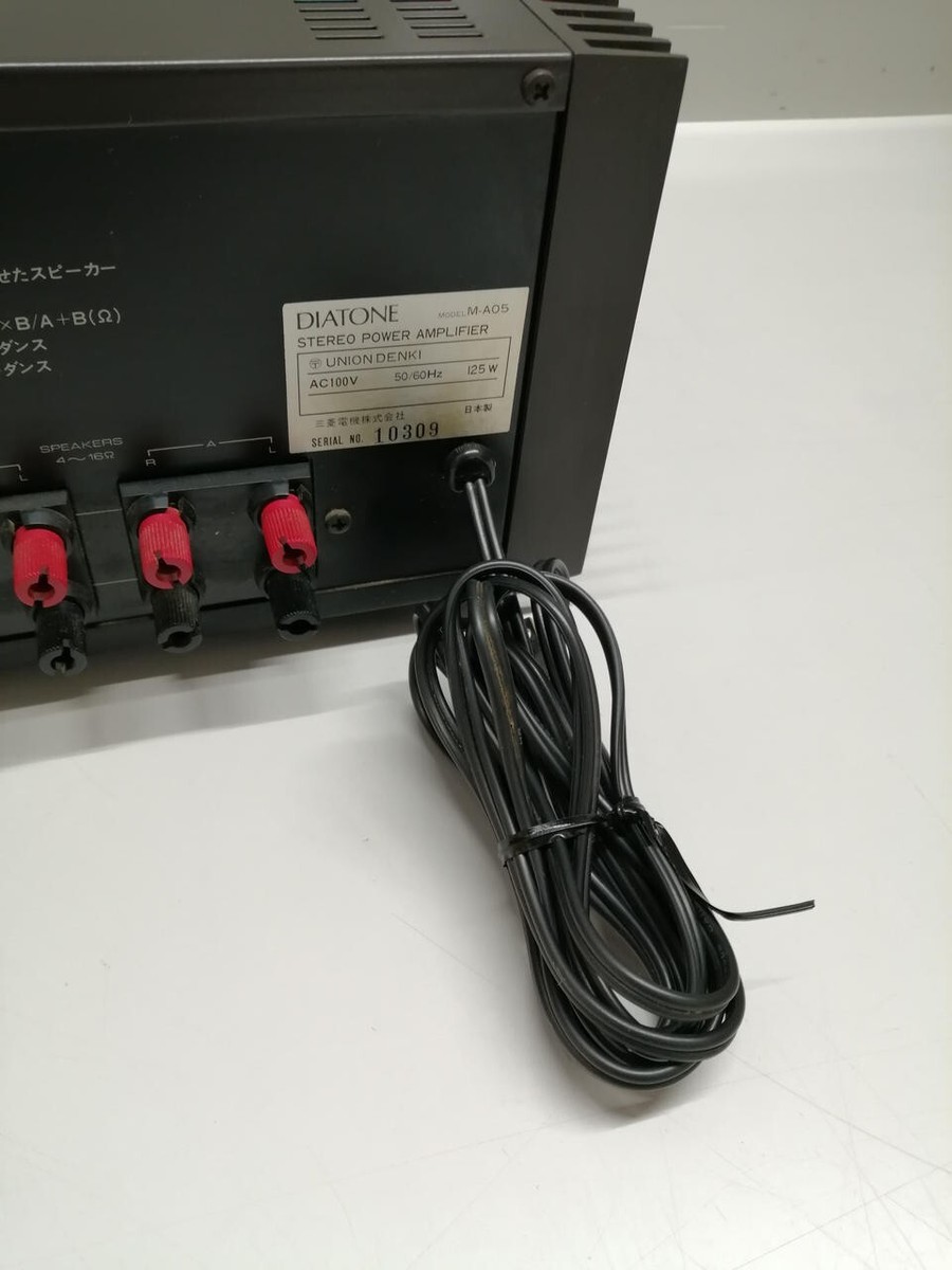 Diatone Mitsubishi M-A05 Stereo Power Amplifier from japan Diatone Mitsubishi M-A05 Stereo Power Amplifier from japan