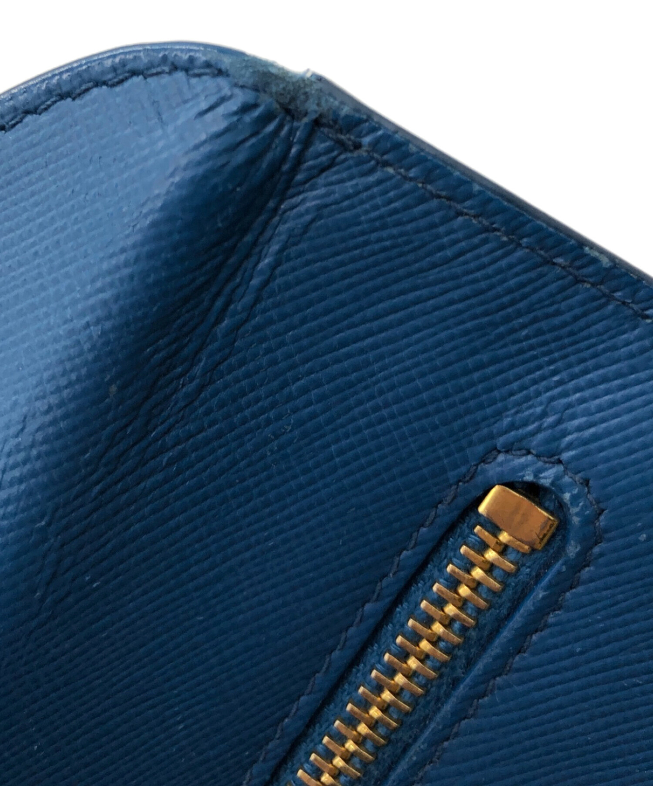 Authentic PRADA Document Case Saffiano Letter Lea… - image 6