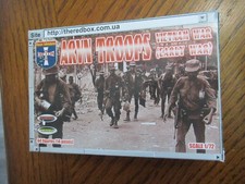 Orion 72051 ARVN Troop Vietnam War Early 1/72 scale 44 figure 14 pose Drk Brown