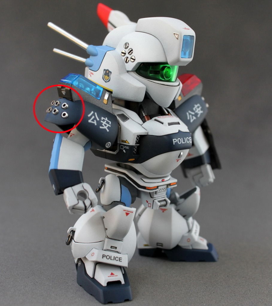 CJ Weapons Detail Up Φ 1.5 mm Screws Parts 30 pcs For MG HG GUNDAM