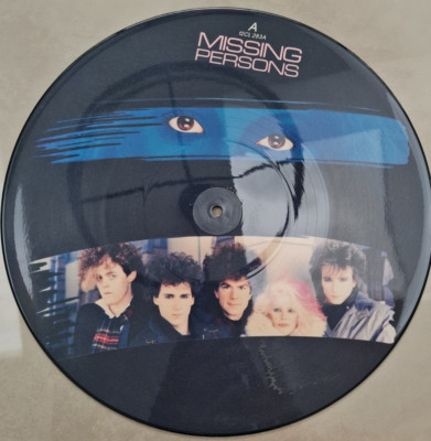 MISSING PERSONS - Dale Bozzio - Words - Orig 1983 12'' Picture Disc 3 Tracks -EX
