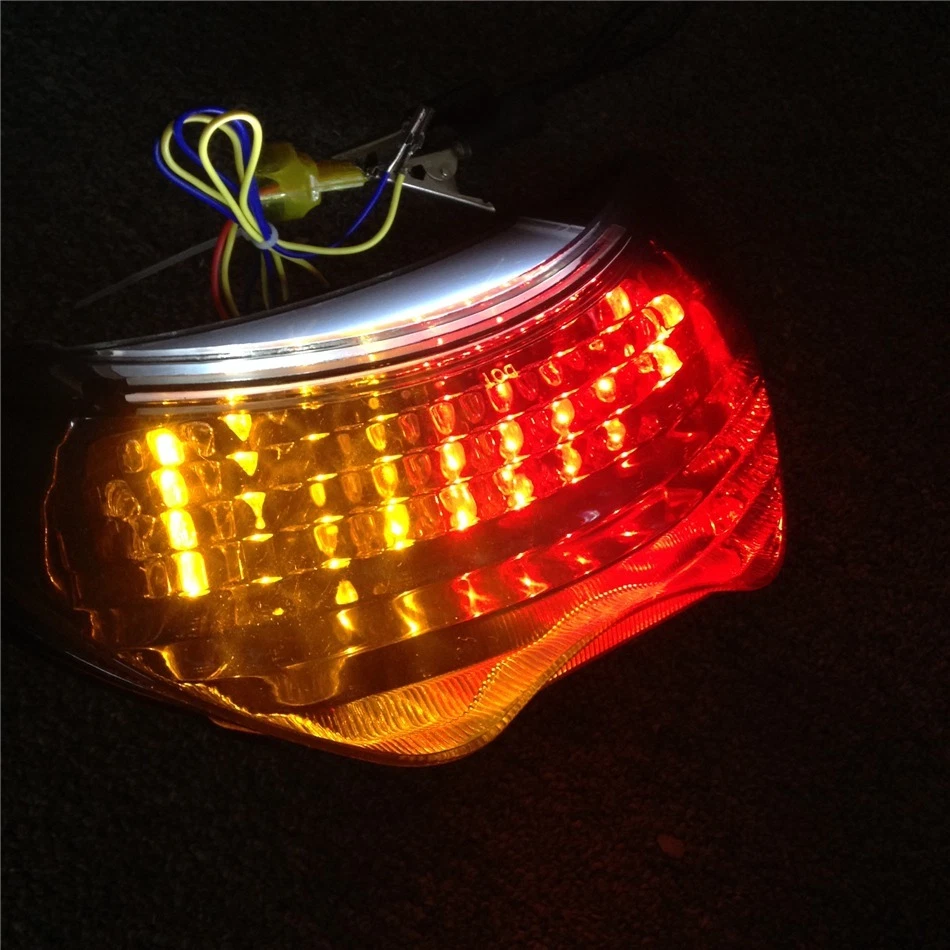 Luz trasera LED intermitente para Honda 99-00 CBR 600 F4/04-06 Honda CBR600 F4I humo Foto 3 de 4