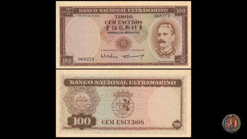 🇹🇱 Portuguese Timor 100 Escudos 1959 P 24 Crisp AU-UNC - Video 1 of 1