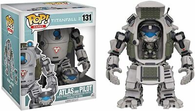 Funko POP Atlas and Pilot Gamestop Exclusive 131 Titanfall 2 Vinyl