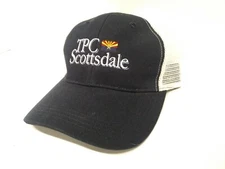 Ahead TPC Scottsdale Navy/White Textured Poly Solid Adjustable Hat