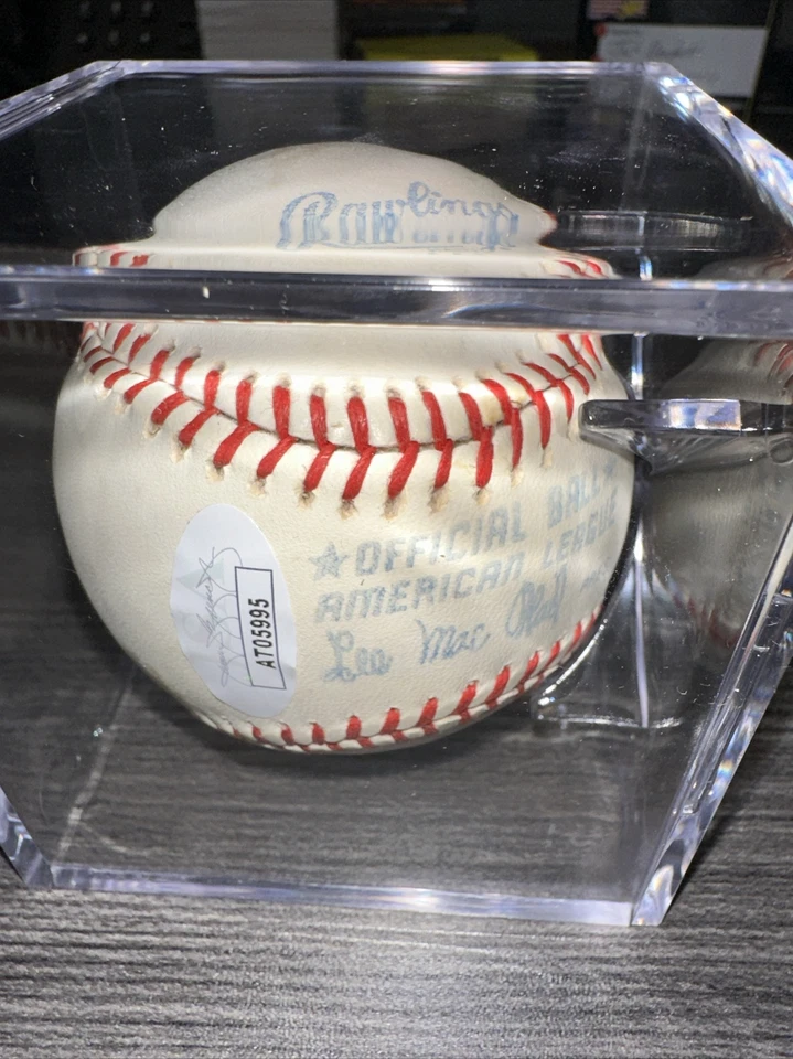 1983 Phil Rizzuto Signed OAL Baseball Inscribed "Scooter" JSA AT05995 - Image 3 of 4