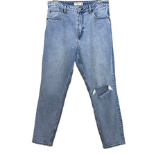 Abercrombie & Fitch Curve Love The Skinny High Rise Jeans 32 / 14 Distressed NWT