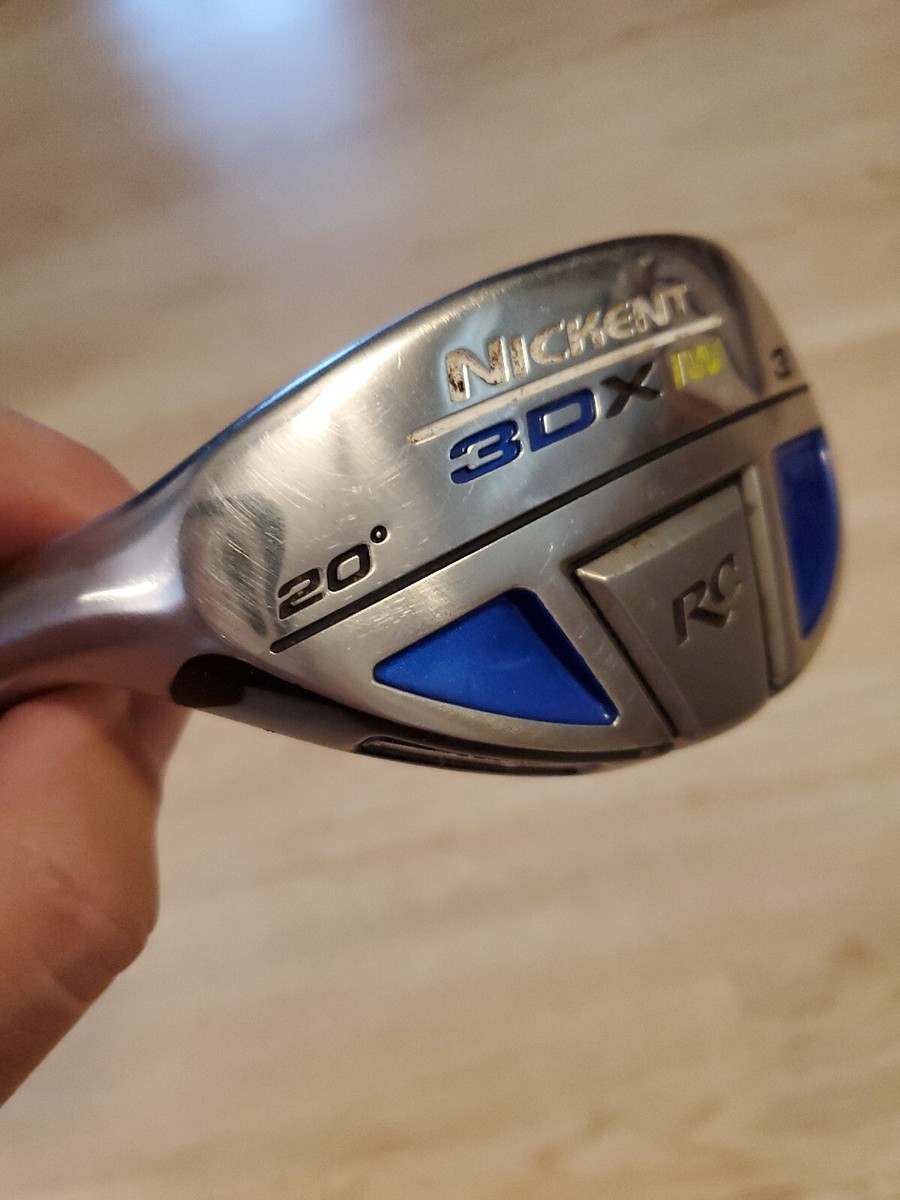 LH Nickent Golf Genex 3DX IW Ironwood 3 Hybrid RC 20° JSR3 S-Flex