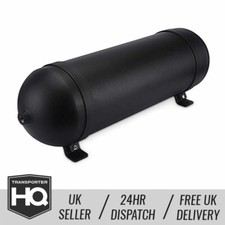 SoLow TNK - Black 3 Gallon 5 Port Seamless Air Tank 24x6.5 for Airlift Accuair