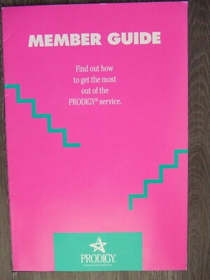 Prodigy Book Setting Prodigy service Member Guide and Phone Book - Vintage | eBay