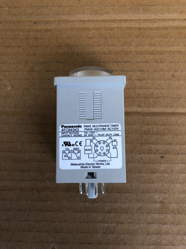 PANASONIC PM4S MULTI RANGE TIMER ATC94343 PMSA2C10MAC120V - Bild 3 von 4