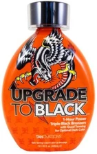 Ed Hardy UPGRADE TO BLACK Triple Black Dark Bronzer Indoor Tanning Lotion - 13oz