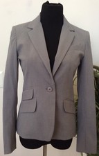 NWT New York  Company Women Gray Polyester Blend Blazer Jacket Sz 2 Ret. 69.95