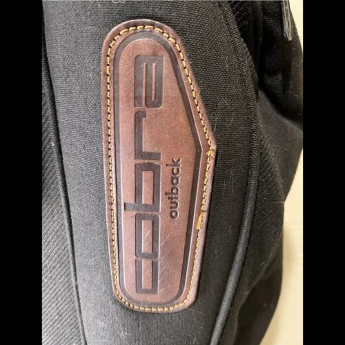 King Cobra Outback Canvas Black Standing 4-Way Golf Bag - Picture 2 of 9