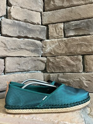 Toms Petra Slip On Flats / Emerald Matte Iridescent / SZ 9.5